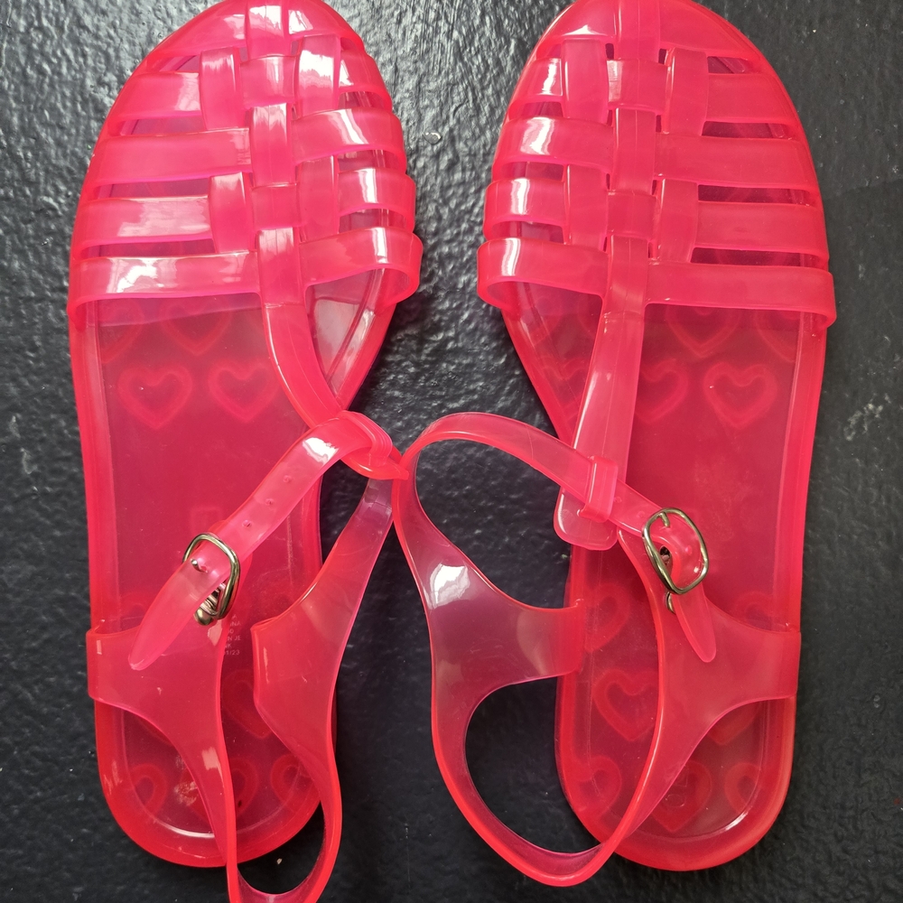 Pink Jelly Sandals